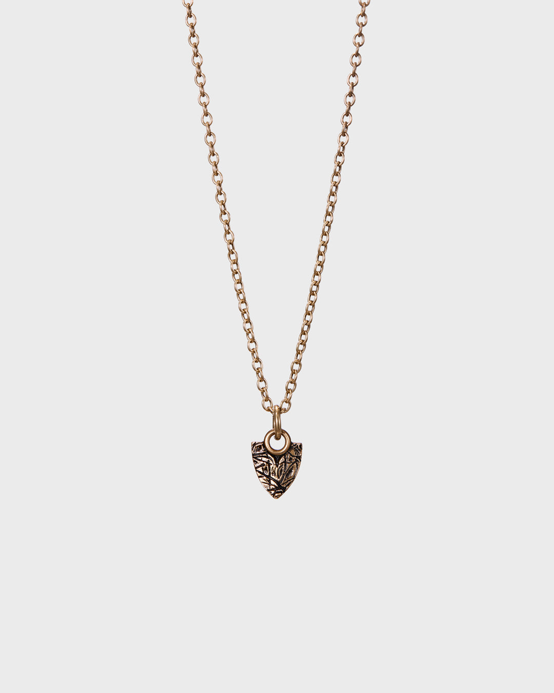 Live Hard Live Your Dream miniature heart pendant bronze