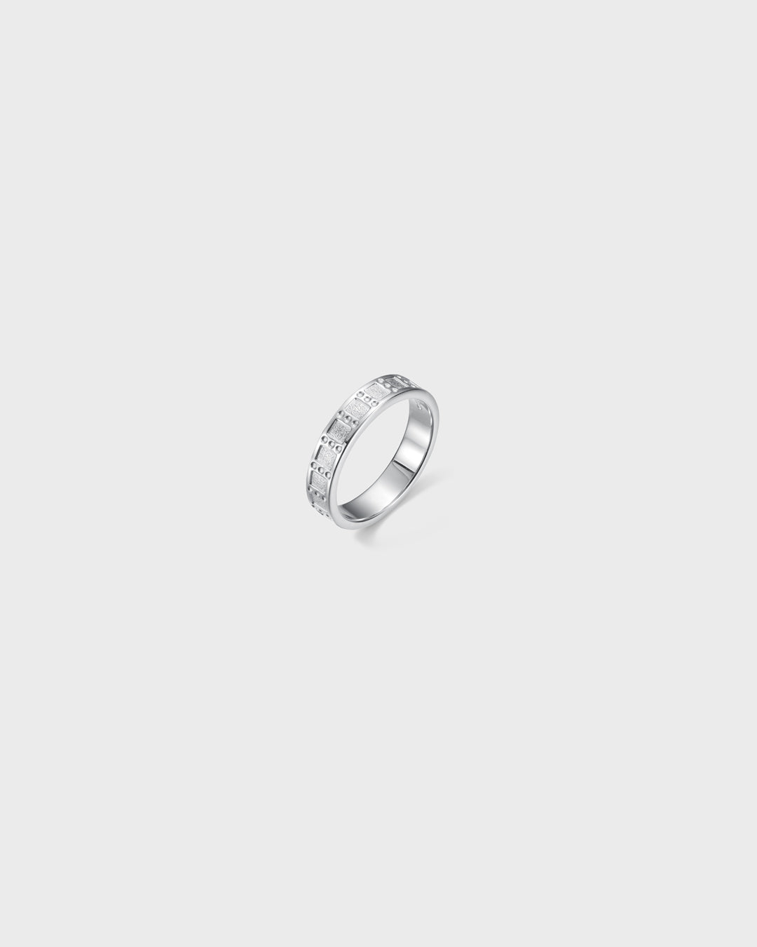 Legend ring narrow white gold