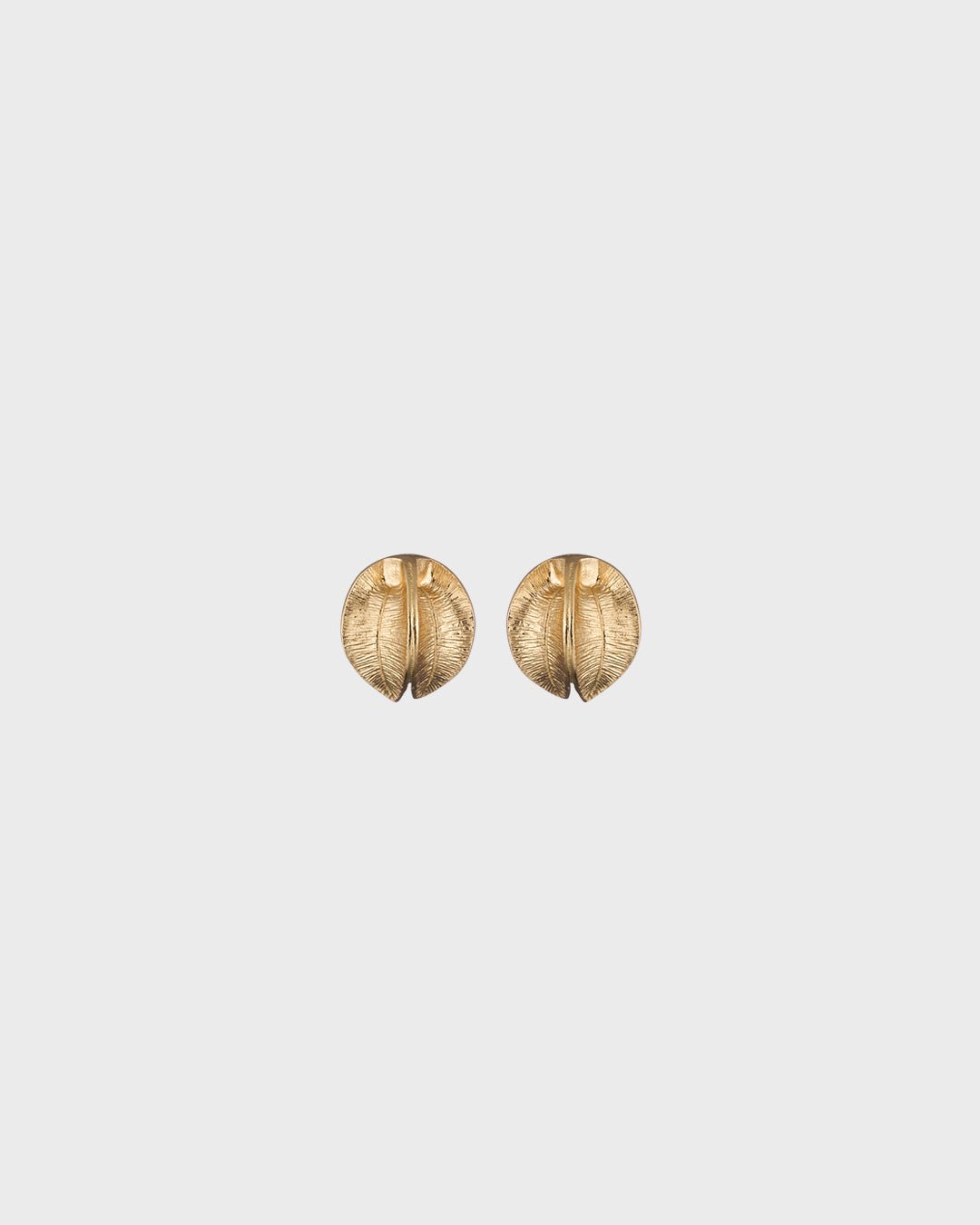 Held Snowflake stud earrings bronze