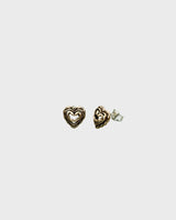 Piedty Talo síðin - stud earrings bronze