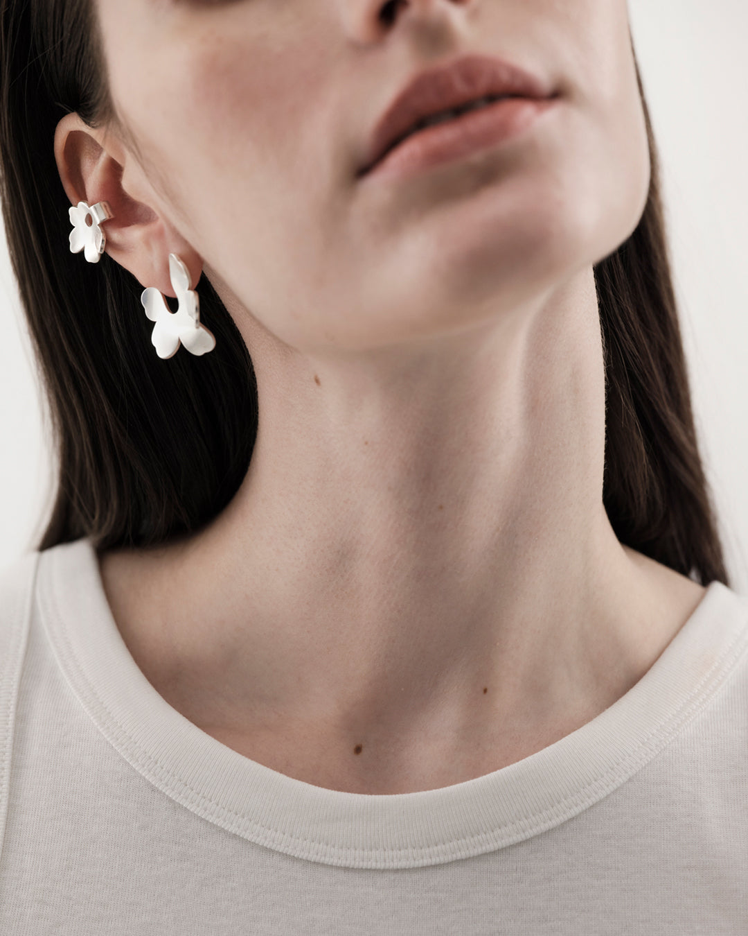 Unikko-ear cuff hopea