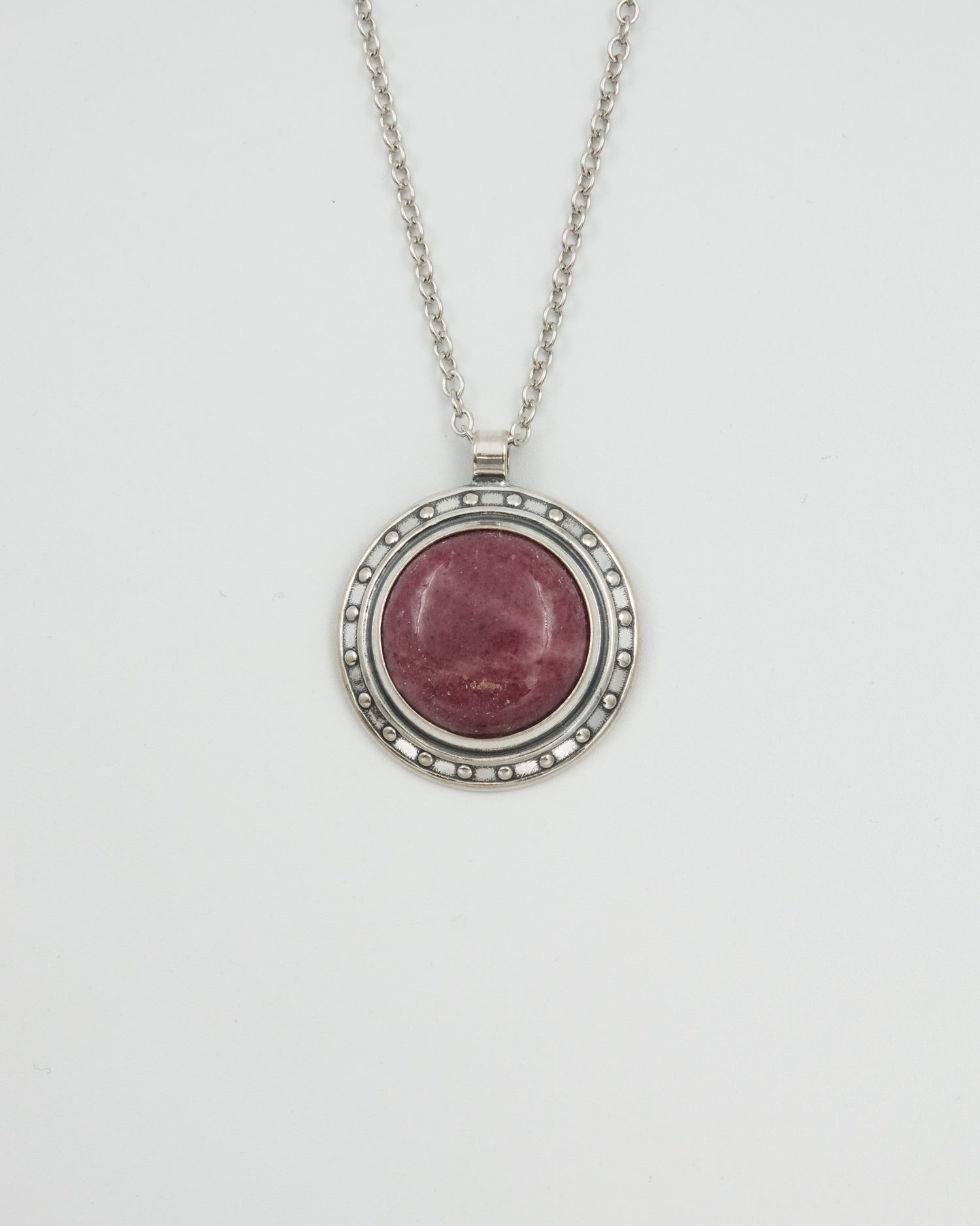 Held 1271 pendant 60 cm silver rhodonite