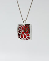 Held Sisar pendant 45 cm silver red