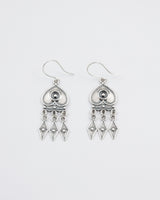 Kept Herttalehti earrings small silver