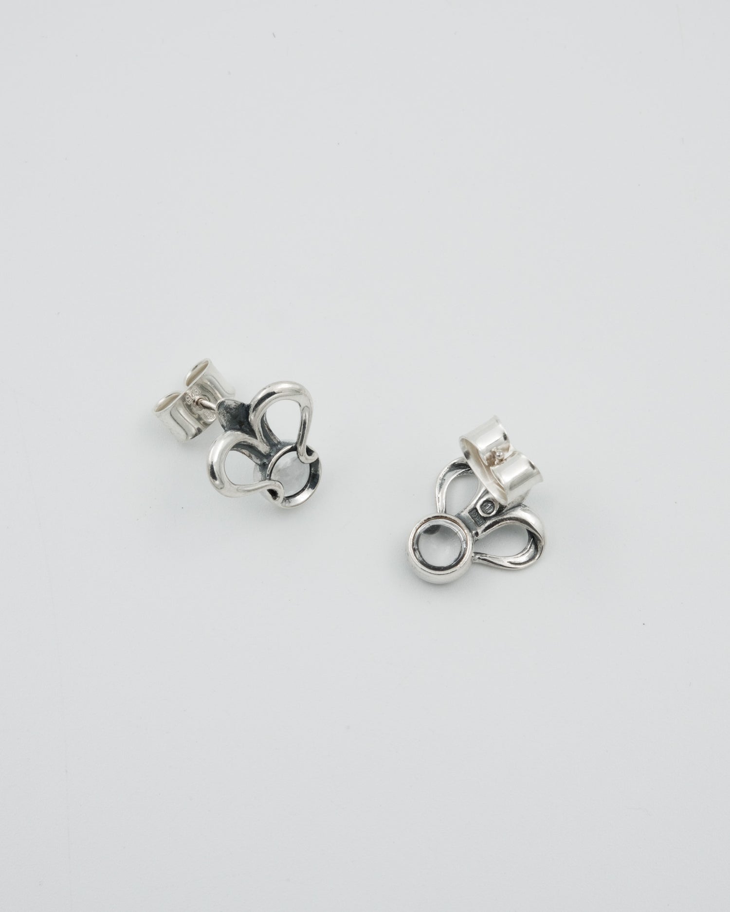 Kept Lilja earrings silver rock crystal