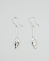 Held Spring leaves earrings silver