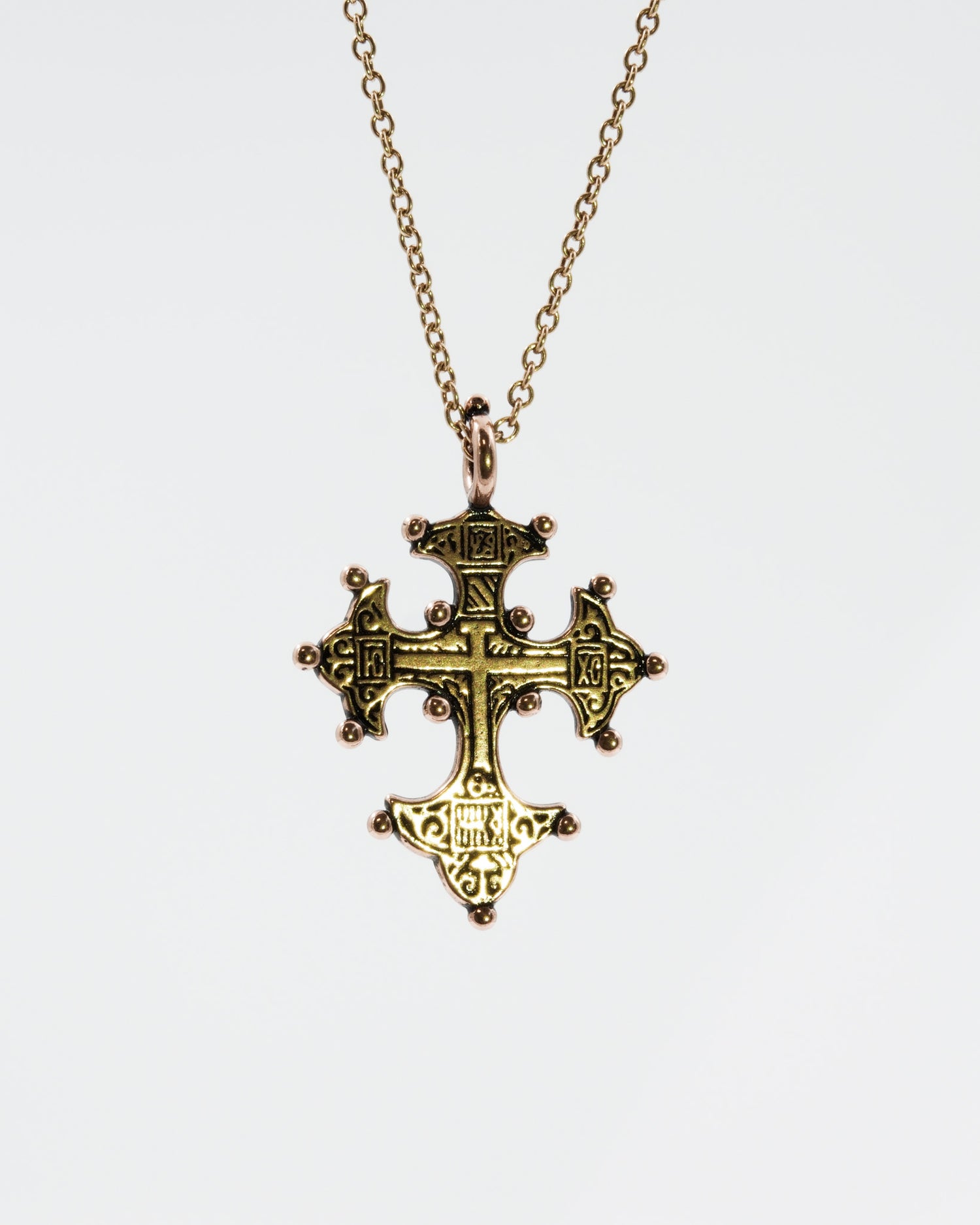 Kept Ilomants cross pendant bronze