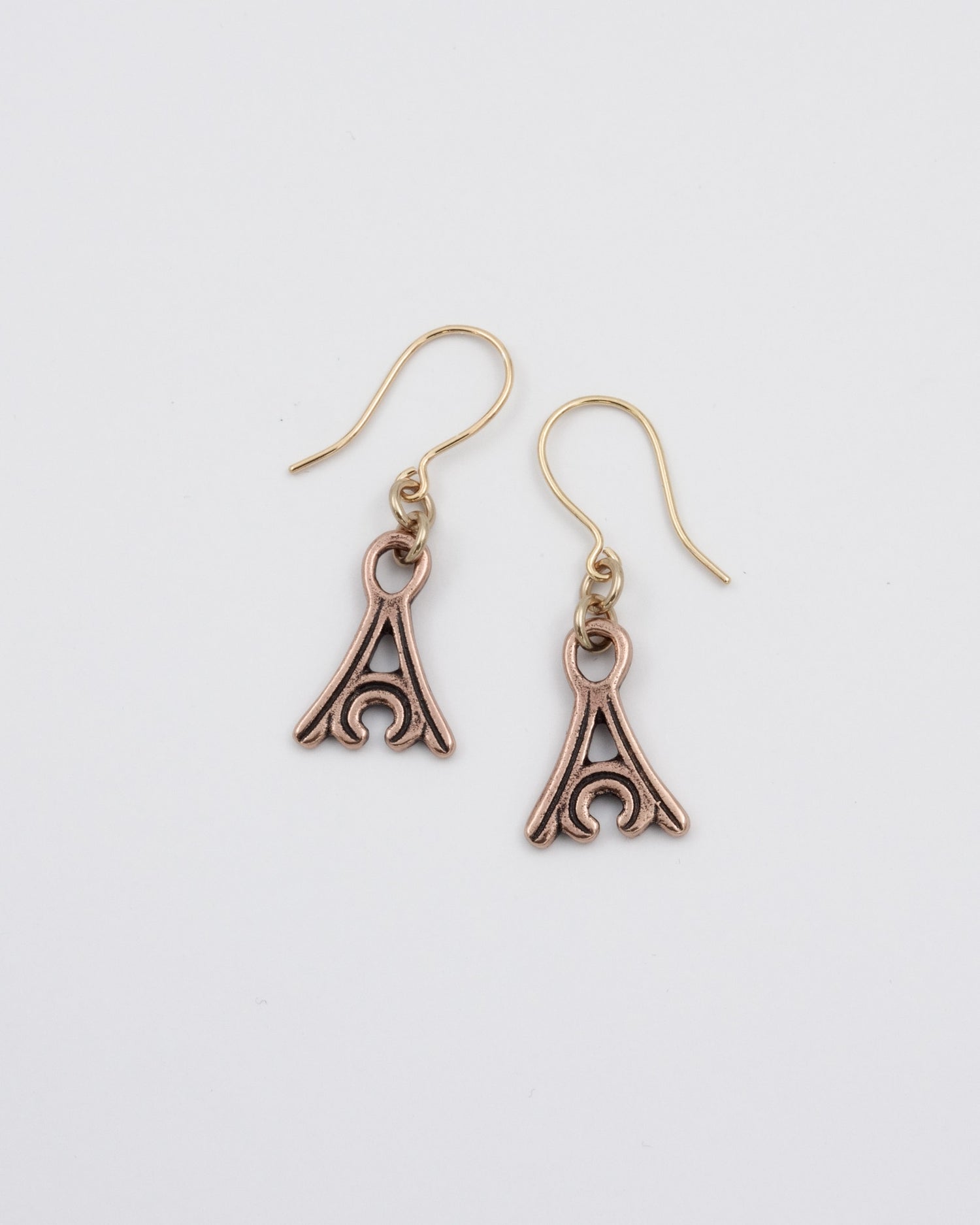 Kept Uhtuan sotka earrings hook bronze