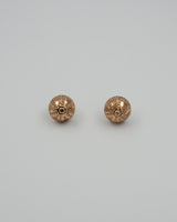 Kept Haliko filigree ball earrings bronze pin