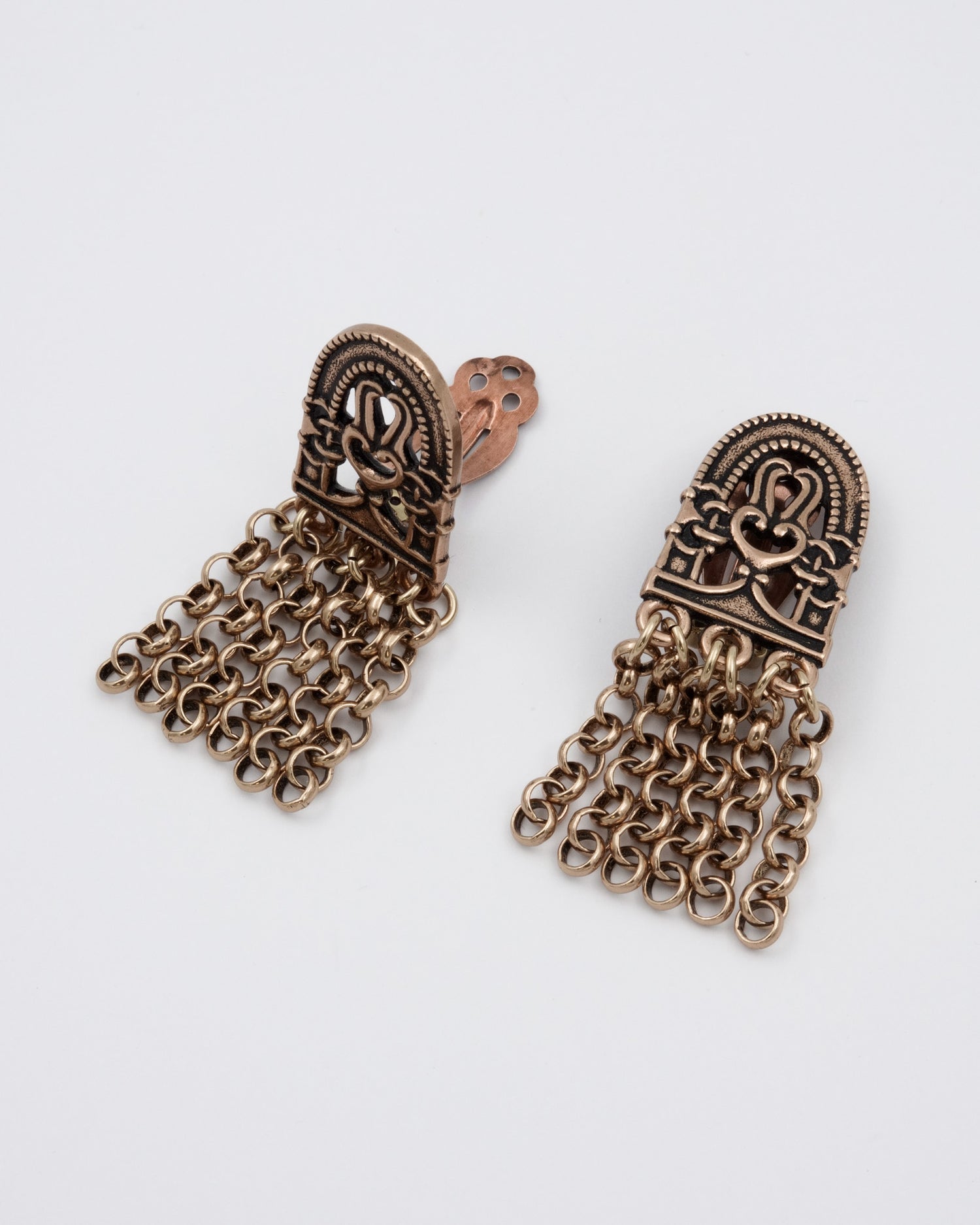 Kept Paradise earrings clip bronze