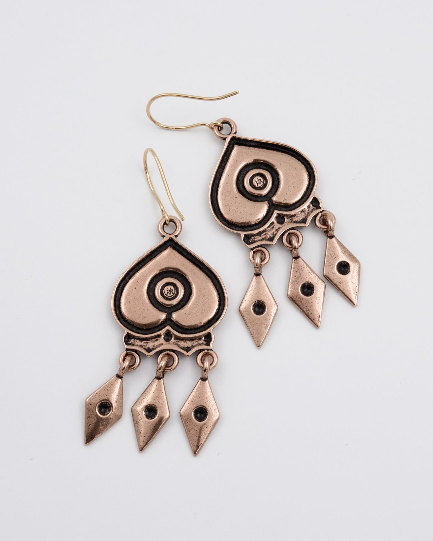 Heard Herttalehti earrings bronze