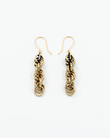 Kept E/2 hand-braided earrings bronze