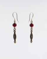 Kept Karelia earrings bronze carnelian