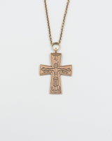 Kept Halikon Joensuu cross pendant 70 cm bronze