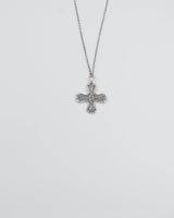 Kept Kaarina cross pendant 70 cm silver