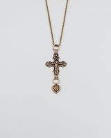 Held Crucifix pendant 70 cm bronze