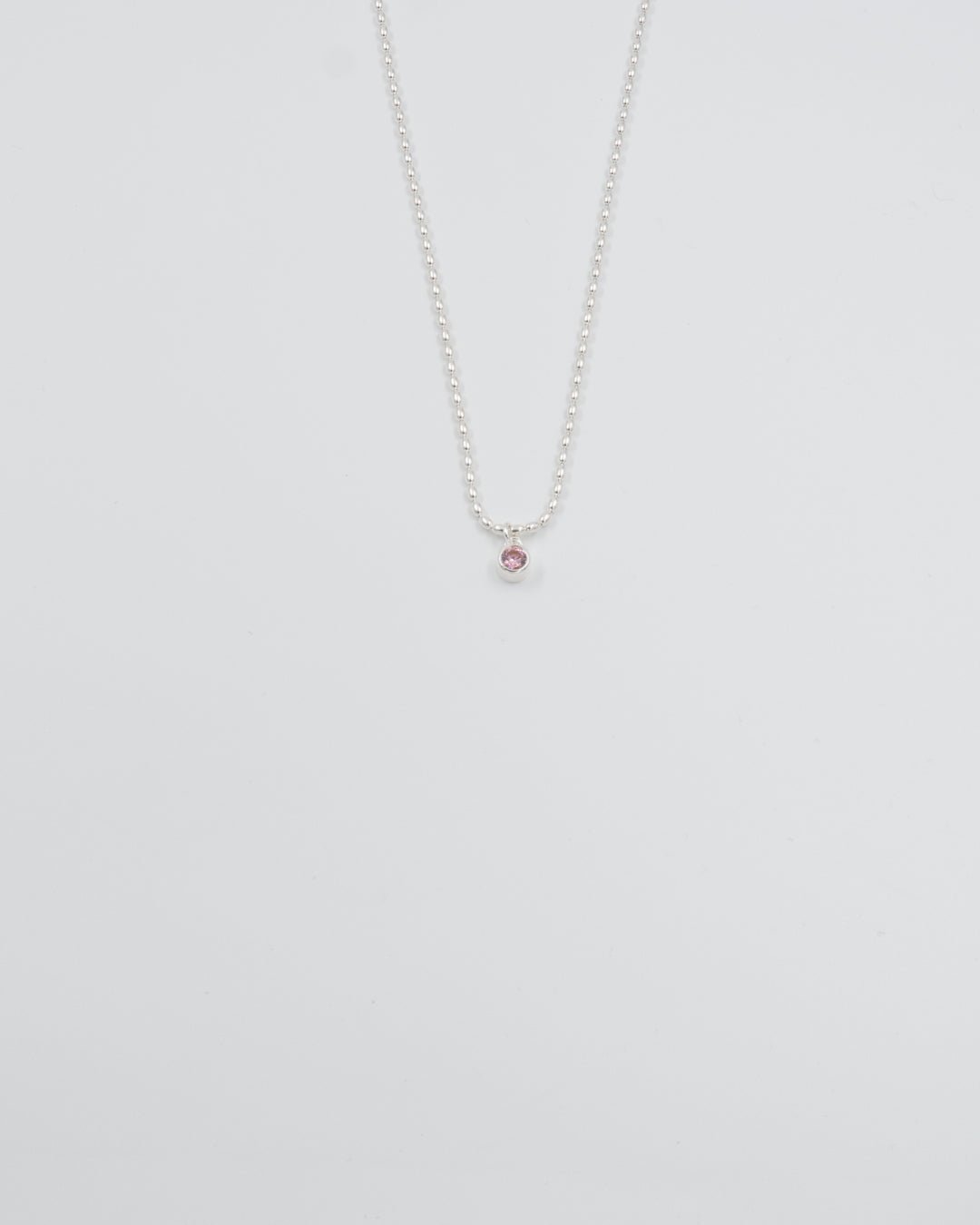 Kept Pink ribbon 2015 pendant silver pink zirconia